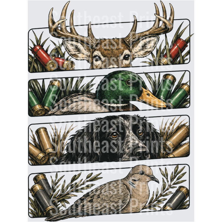 Hunting Wildlife Panels