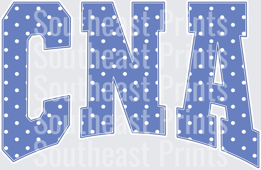 CNA Polka Dot Letters