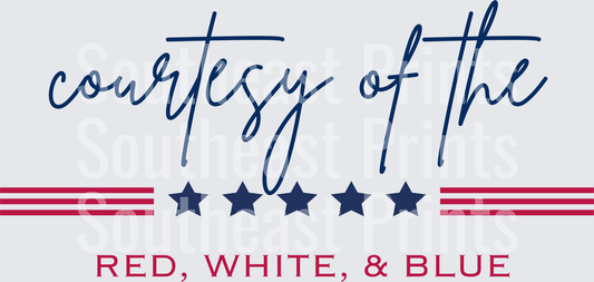 Courtesy of the Red White Blue