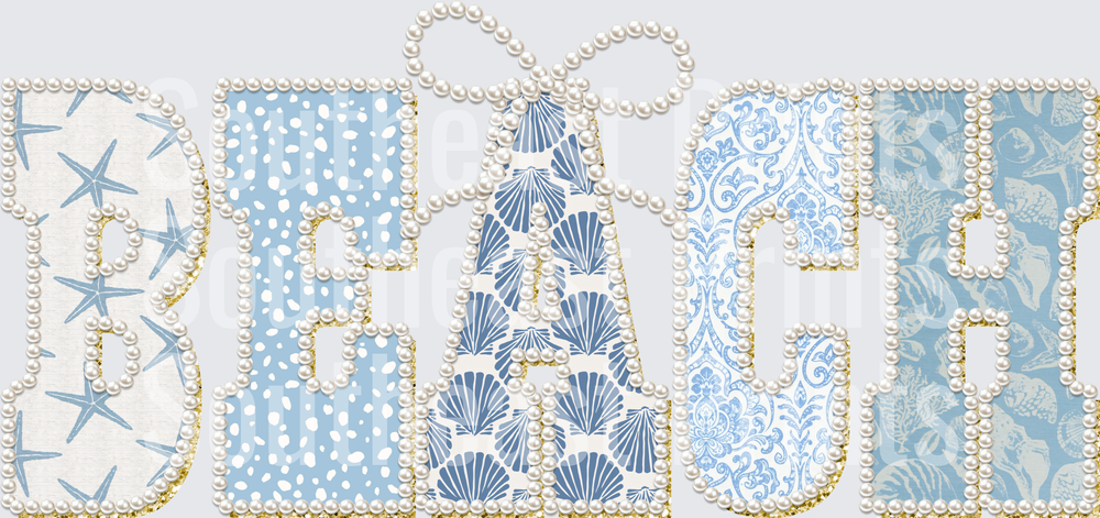 Beach Pearl Letters