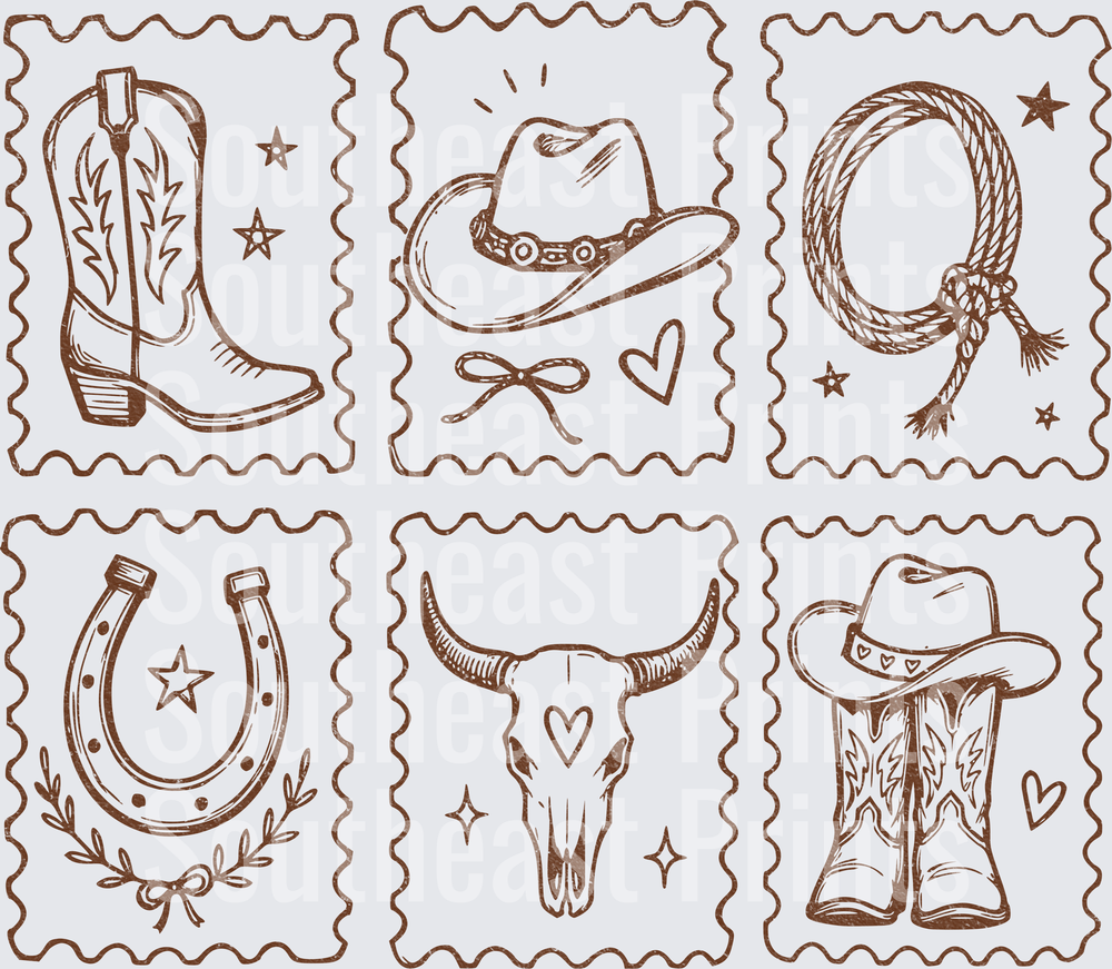 Western Stamp Collection Set