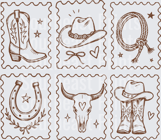 Western Stamp Collection Set