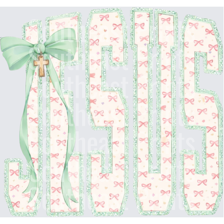 Jesus Pink Bows