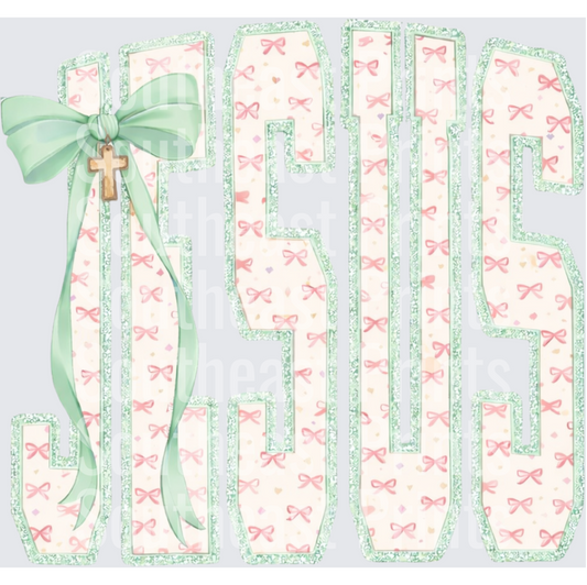 Jesus Pink Bows
