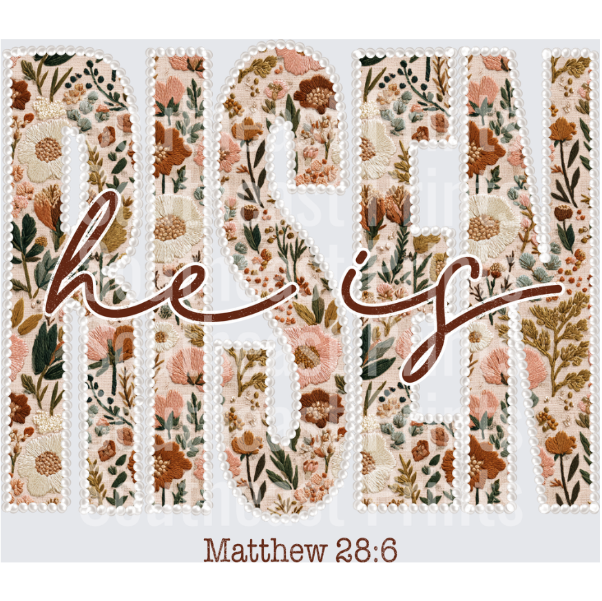 Embroidered Floral Hope