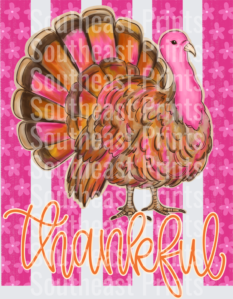 Thankfulturkeypink
