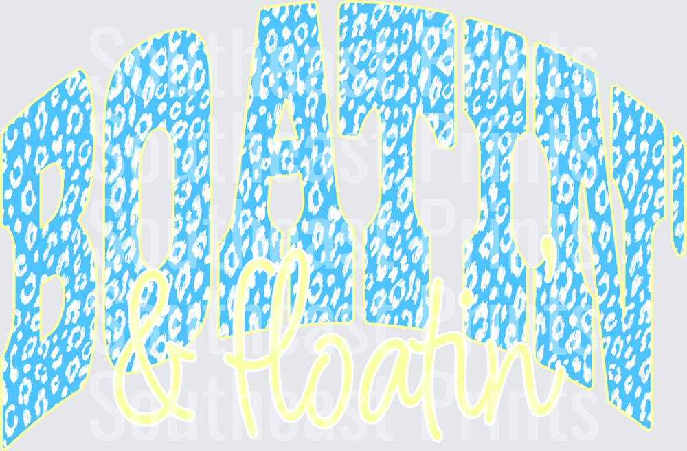 Mama Blue Leopard