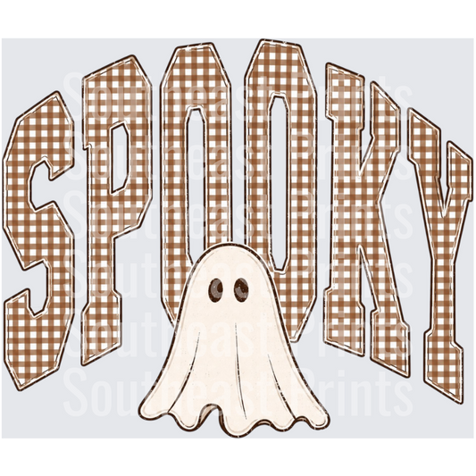 Spooky Gingham Ghost
