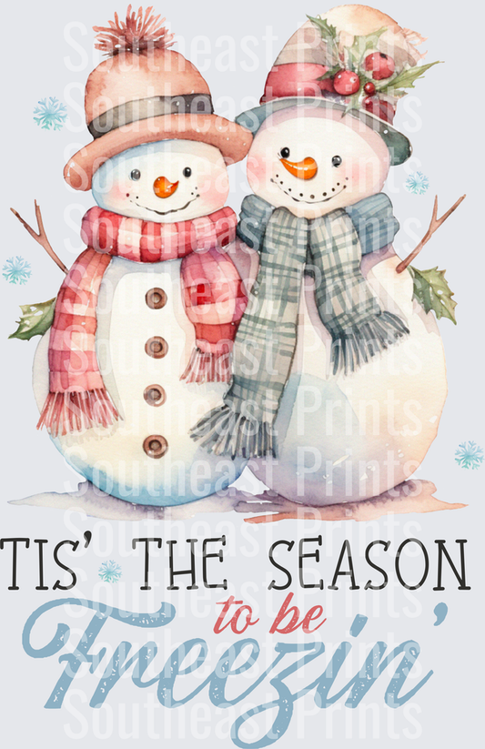 Freezin Snowman Couple