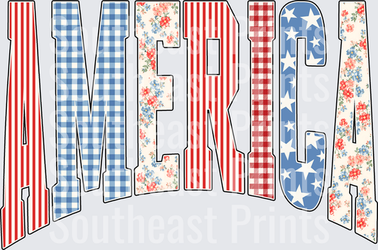 America Patriotic Letters