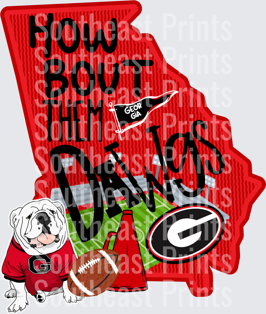 Georgia Bulldogs How Bout Them Dawgs