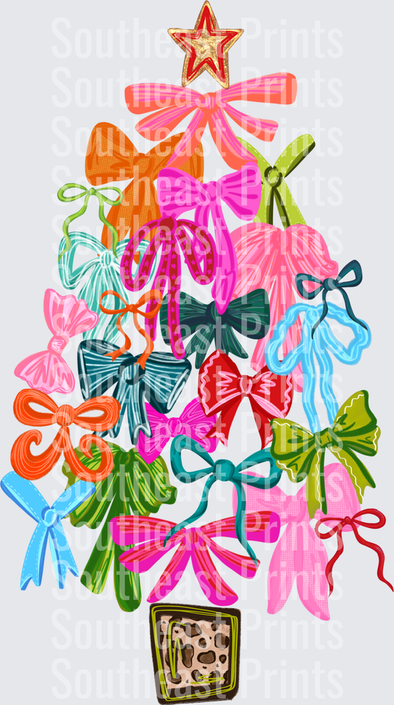 Colorful Bow Christmas Tree
