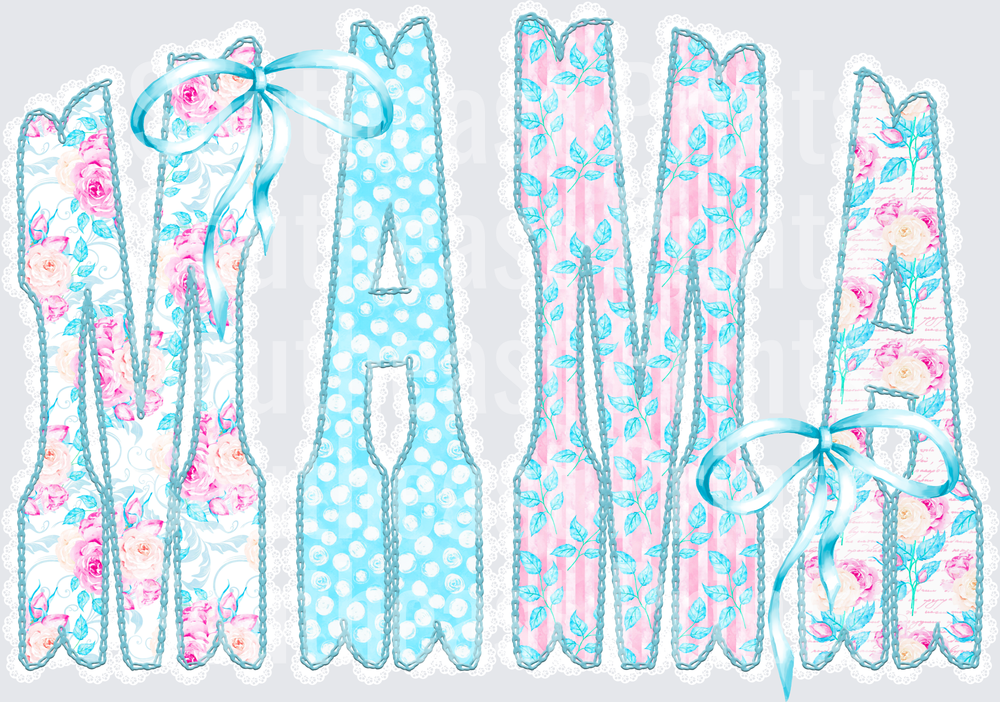 Floral Patchwork Mama