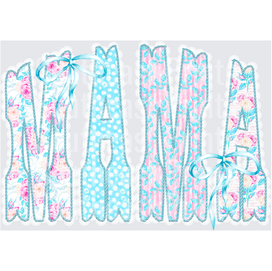 Floral Patchwork Mama
