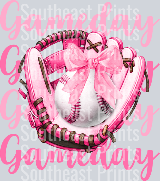 Coquette Baseball Gameday Pink
