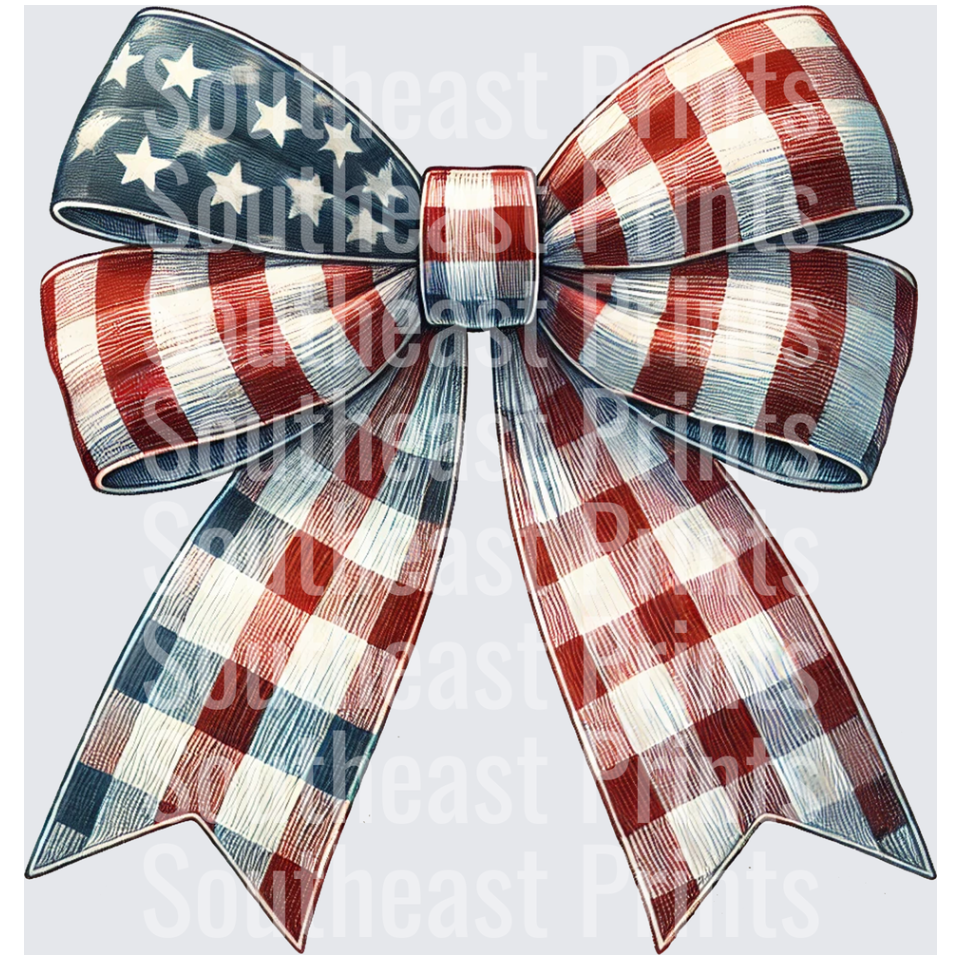 American Flag Bow