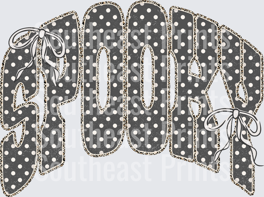 Spooky Polka Dot Bows