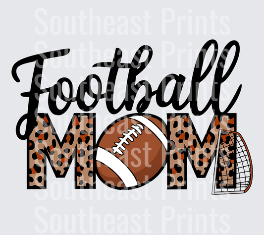 Football Mom Leopard