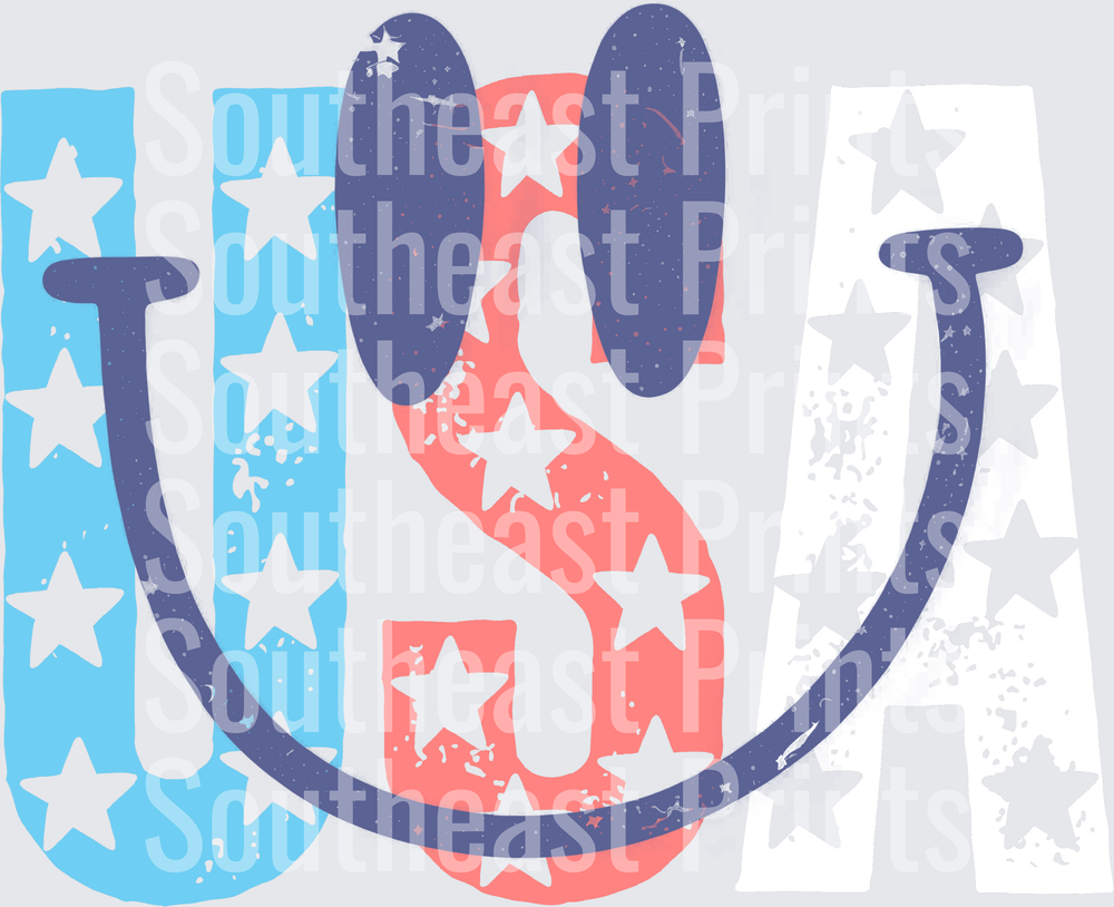 USA Patriotic Smiley