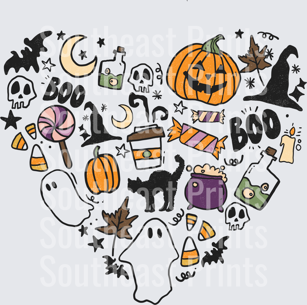 Halloween Spooky Doodles