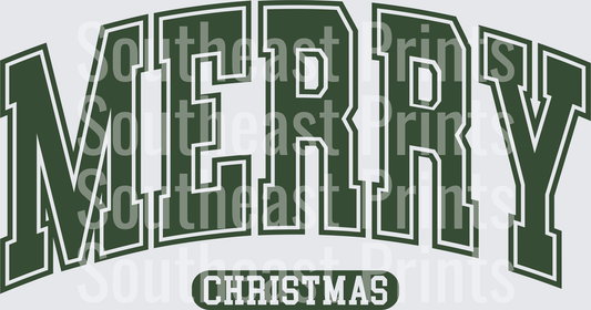 Merry Christmas Typography