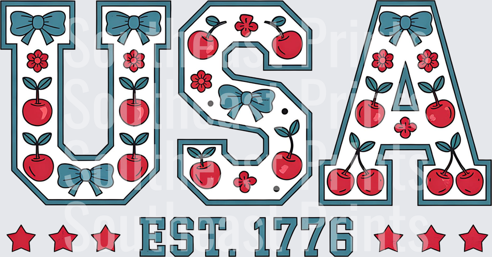 USA Patriotic Letters