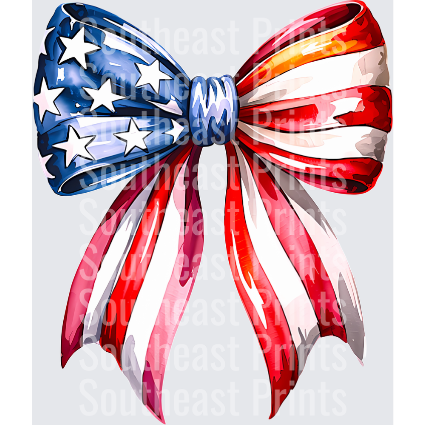 American Flag Bow