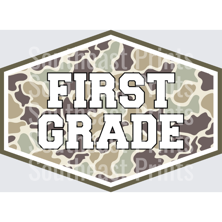First Grade Camo
