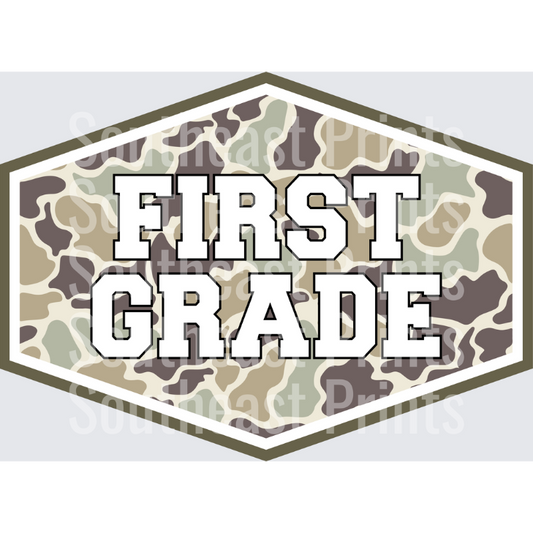First Grade Camo