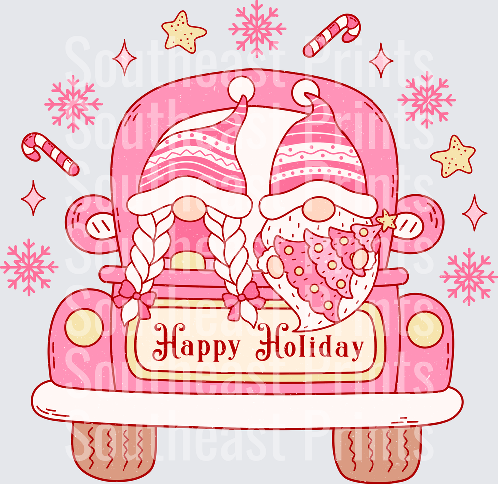 Pink Christmas Gnomes