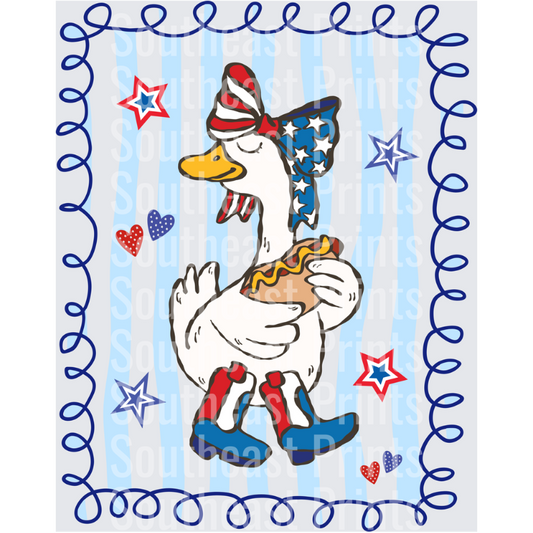 Patriotic Goose Hamburger